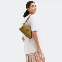 Eleni Smooth Satin Shoulder Bag