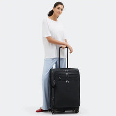 Youri Spin Medium Printed 4 Wheeled Rolling Luggage