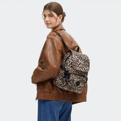 City Zip Small Printed Backpack