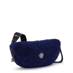 Julissa Small Fuzzy Crescent Crossbody Bag