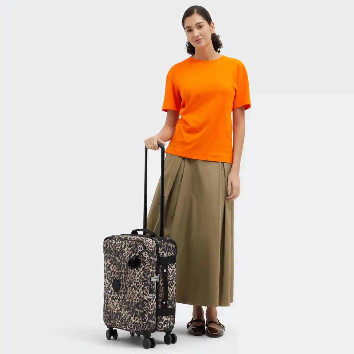 Spontaneous Small Printed Rolling Luggage